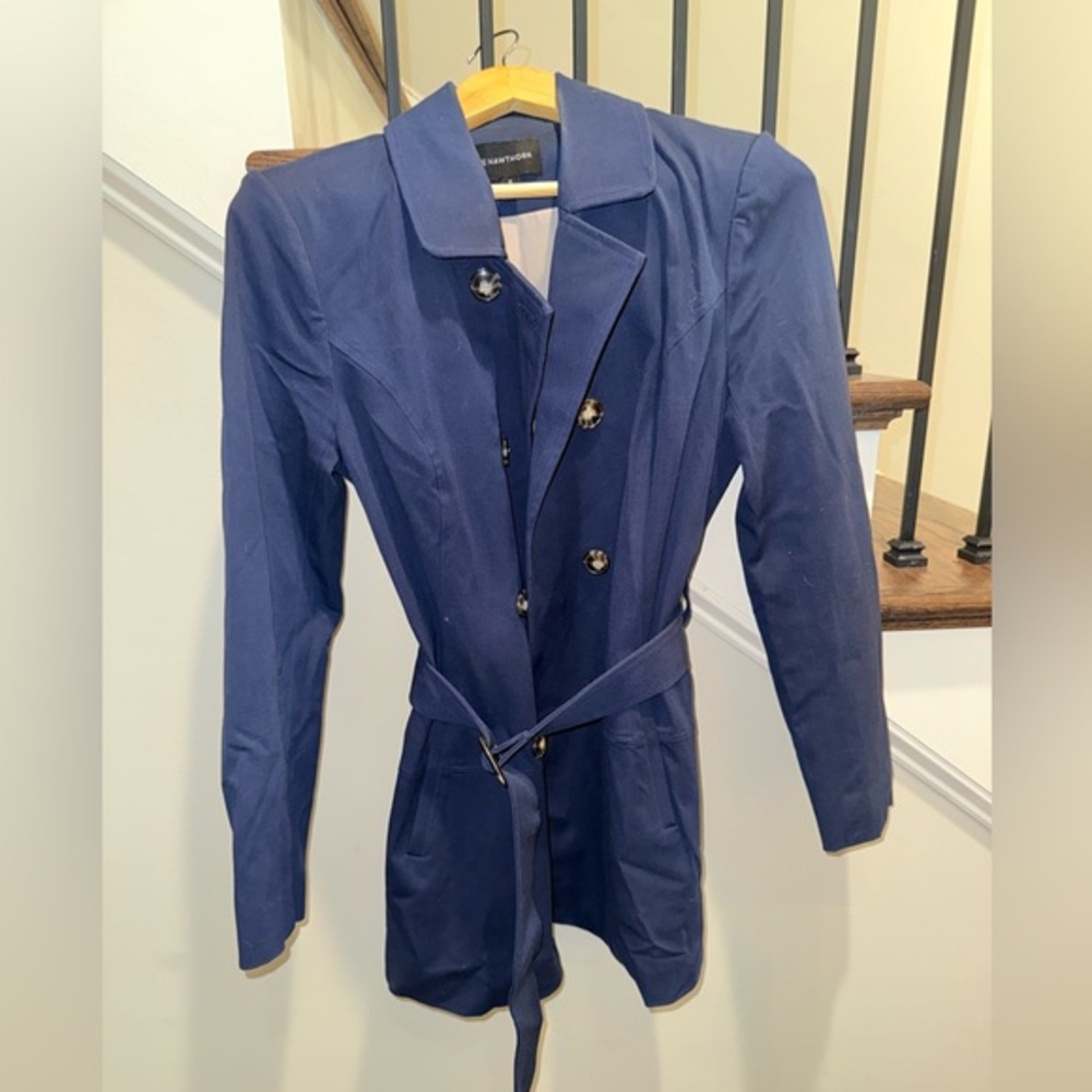 41 Hawthorn Blue Women's Trench Coat Size M